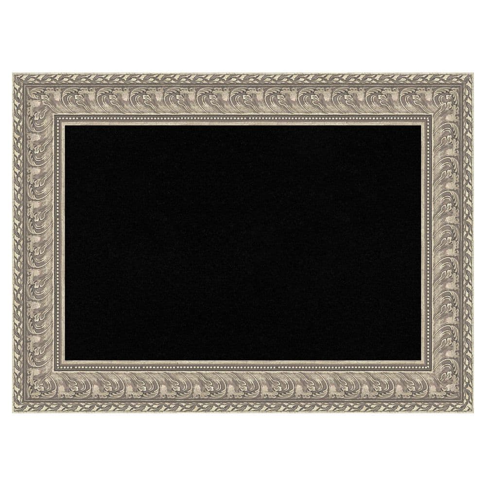 Sydney Silver 31 in. x 23 in. Poly Framed Black Cork Memo Board price history on PriceWatchPro