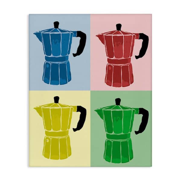 Stupell Industries Coffee Espresso Pop Style by Daniela Santiago Unframed Food Graphic Art Print 20 in. x 16 in.