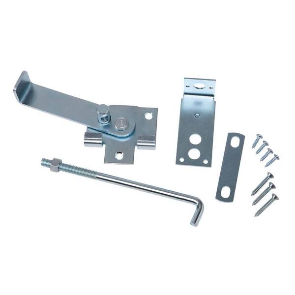 Zinc Plated Jamb Latch with 7 in. Hook