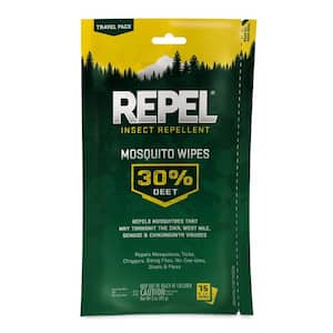 Mosquito and Insect Repellent Wipes (15-Count)