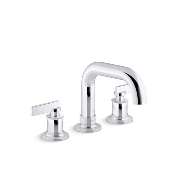 KOHLER Castia By Studio McGee 2-Handle Deck-Mount Bath Faucet Trim in Polished Chrome