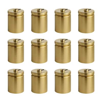 1.65 in. Gold Socket Cover for String Lights (12-Pack)