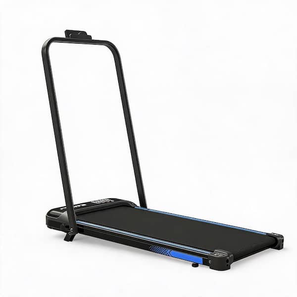 3-in-1 Under Desk Treadmill 44 in. Black ABS+Rubber+Steel Foldable with 2.5 HP Motor, 9% Incline and LED Display