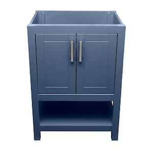 Taos 25 in. W x 19 in. D x 35 in. H Bath Vanity Cabinet without Top in Navy Blue
