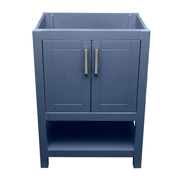 Ella Taos 25 in. W x 19 in. D x 35 in. H Bath Vanity Cabinet without Top in Navy Blue