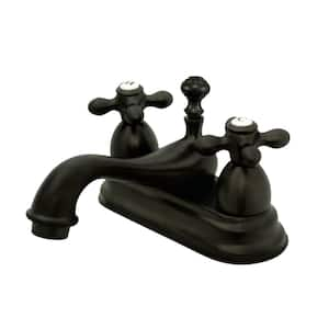 Restoration 4 in. Centerset 2-Handle Bathroom Faucet in Oil Rubbed Bronze