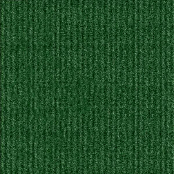 TrafficMaster Green Ribbed Texture 18 in. x 18 in. Carpet Tile (16 Tiles/Case)