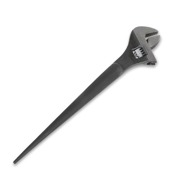 Stark 16 in. Adjustable Spud Wrench Construction Tool with Tapered End
