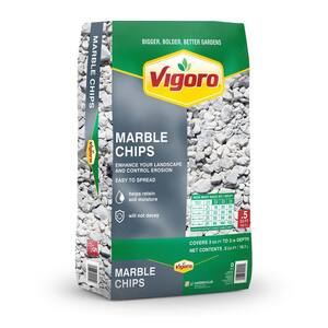 0.5 cu. ft. Marble Chips White/Gray Blend Decorative Stone