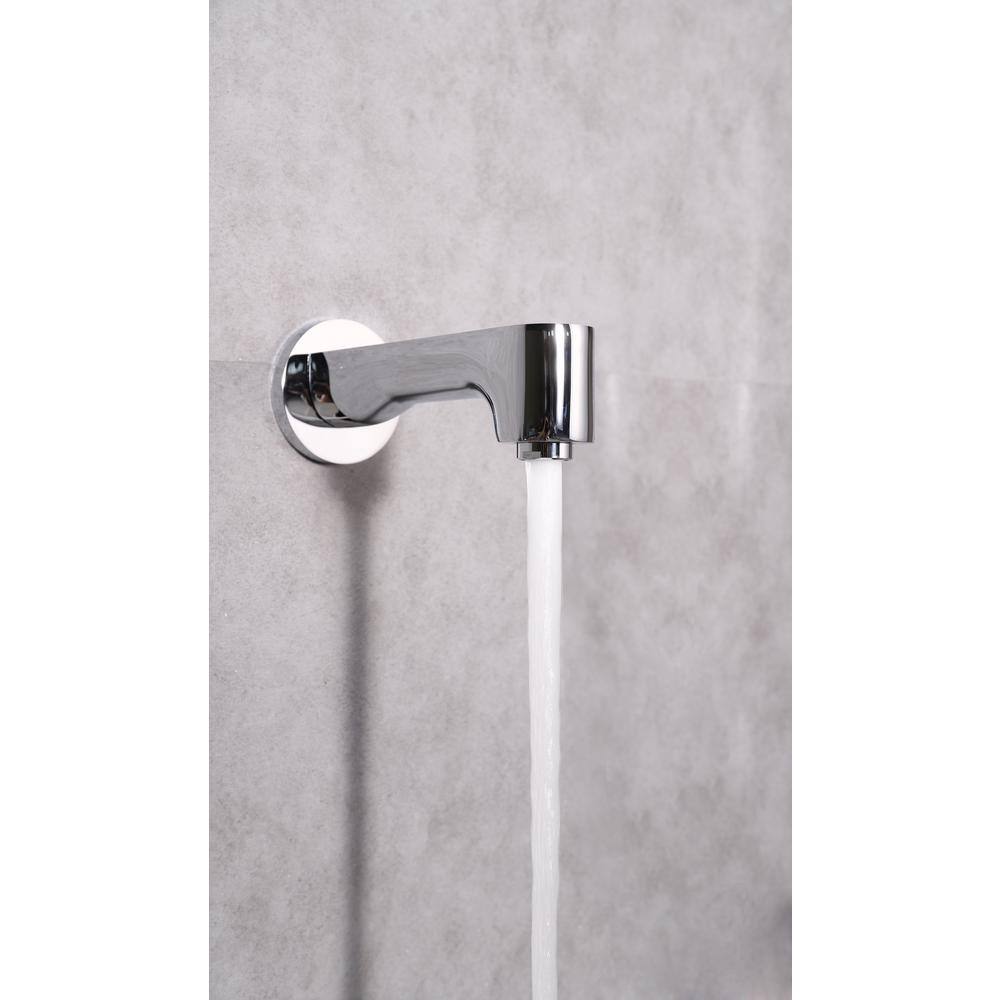 Chrome Multi-Head Rain Shower System with Handheld