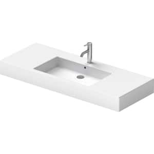 19.25 in. W x 49.25 in. D Ceramic Vanity Top in White