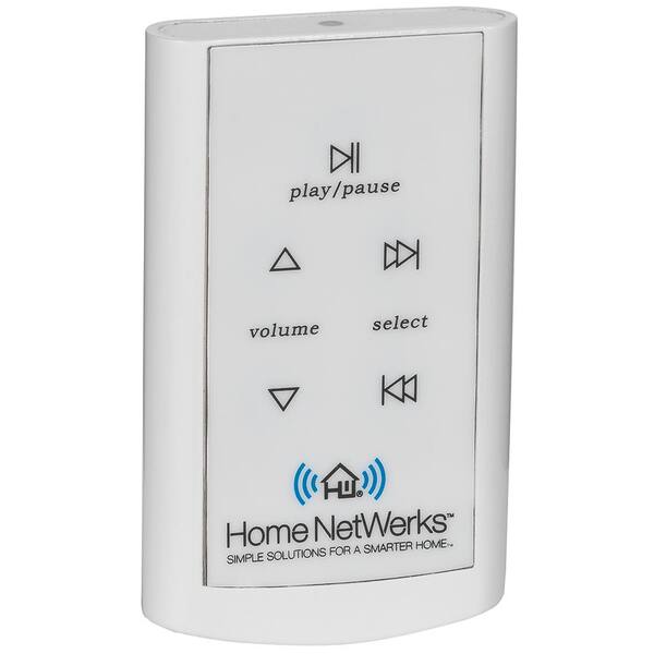 Home Netwerks Decorative White 100 CFM Bluetooth Stereo Speakers