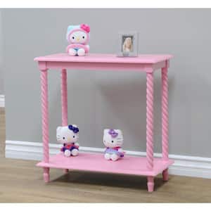 12 in. W x 24 in. D Pink Free Standing Decorative Shelf