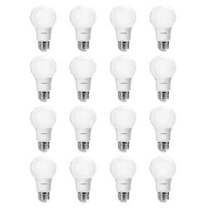 40-Watt Equivalent A19 Non-Dimmable Energy Saving LED Light Bulb Daylight (5000K) (16-Pack)