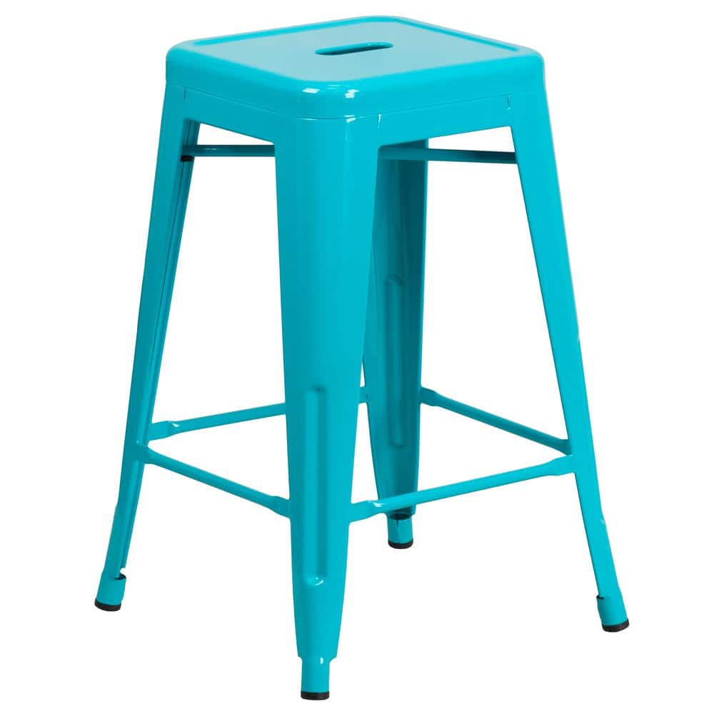 2024 お歳暮【公式】 - 人気ブランド Flash Stool Bar Metal Blue Crystal in. 24 Furniture その他