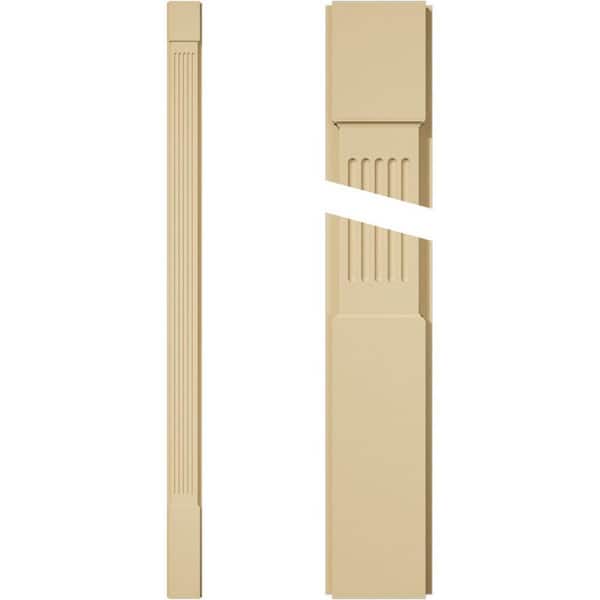 Ekena Millwork 2 in. D x 6 in. W x 102 in. L Primed Polyurethane Pilaster 1-Pack