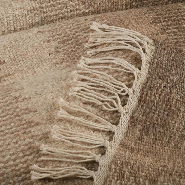 Ronan Ikat Handwoven Wool Natural 3 ft. x 5 ft. Indoor Area Rug