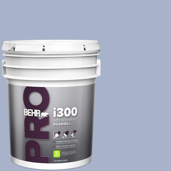 BEHR PRO 5 gal. #PPU15-14 Ballroom Blue Eggshell Interior Paint