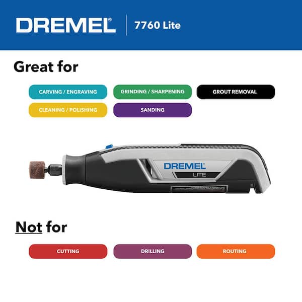 Dremel LITE 7760 Mini Grinder Rechargeable Wireless Polisher Rotary Tool  Kit 4-Speed Engraver Electric Grinder Cutting Machine - AliExpress