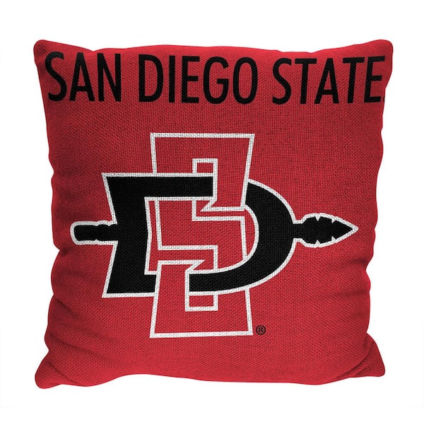 THE NORTHWEST GROUP NCAA Cal State San Diego Multi-Color Stacked Pillow