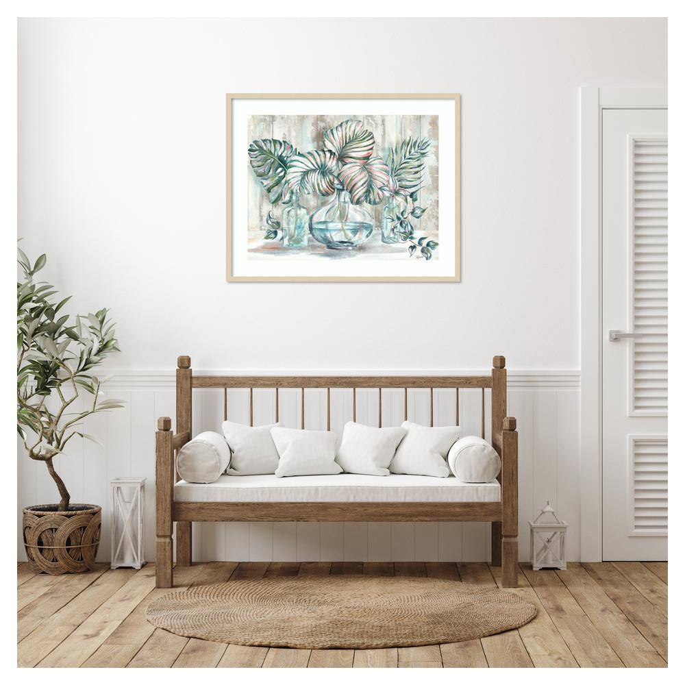Island Tropics Still Life Framed Watercolor Botanical Print