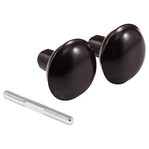 Classic Bronze Plated Spindle Knob Set