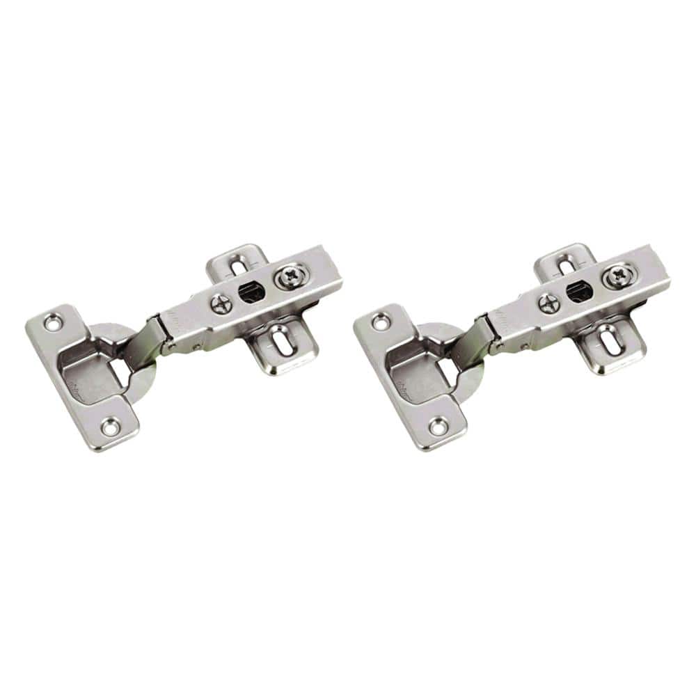 Self-Locking Folding Hinges (2 Pieces) - Silver Stainless Steel