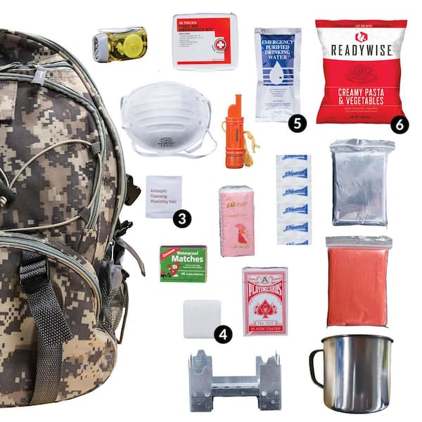 Wise Company 5-Day Survival Camo Backpack