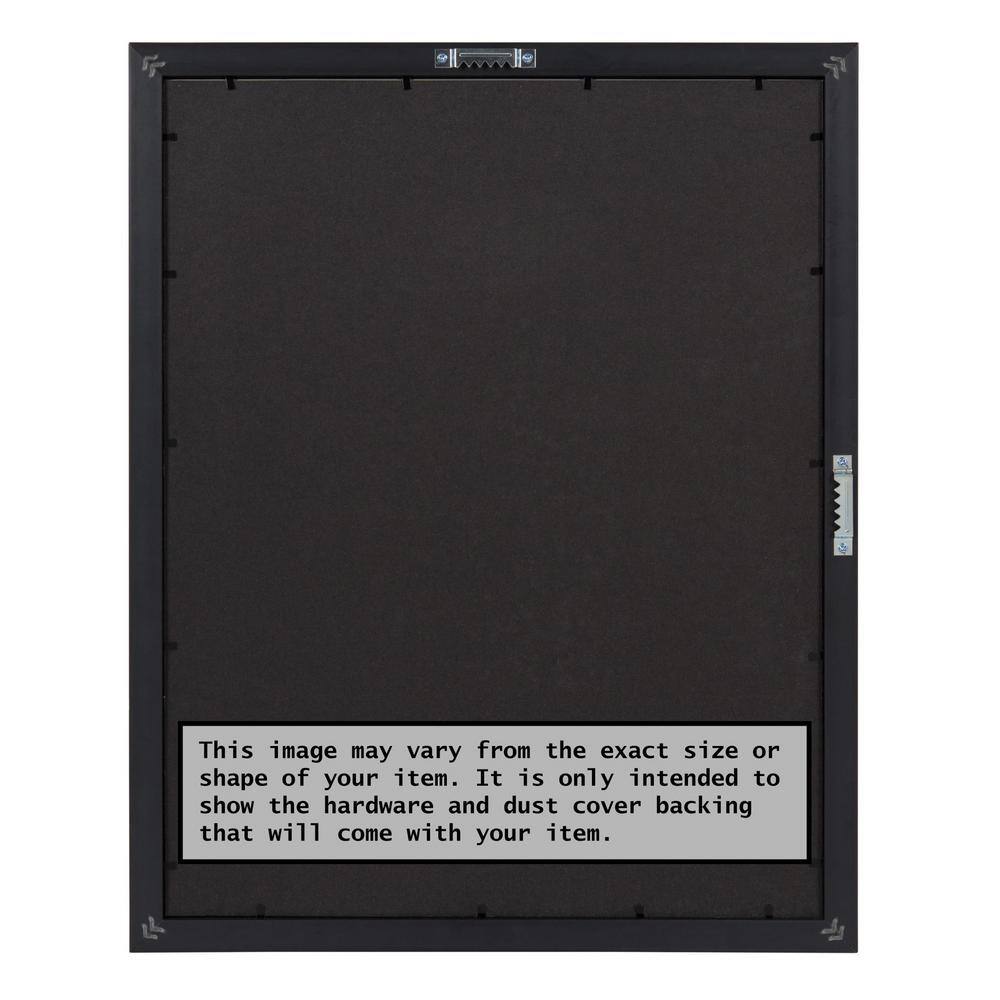 Corvino Black Solid Wood Wall Picture Frame 18x24 Inches