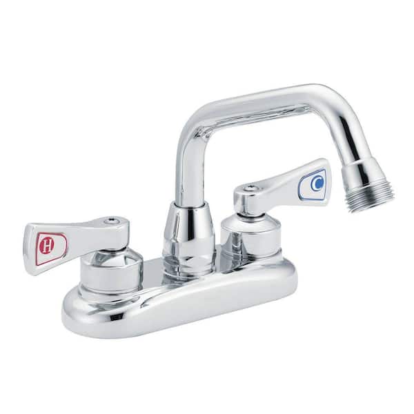 MOEN Commercial 2-Handle Utility Faucet in Chrome