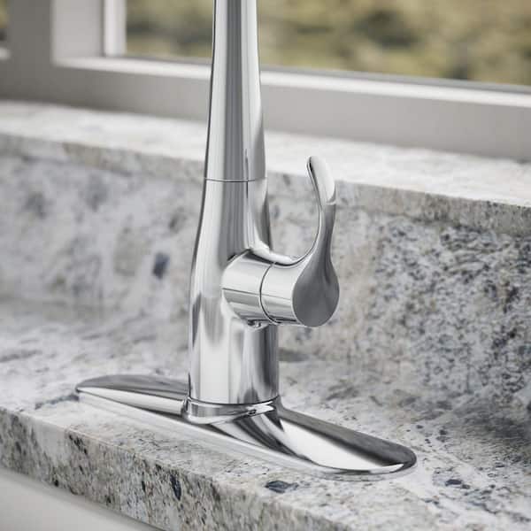 KOHLER Simplice Single-Handle Pull-Down Sprayer Kitchen Faucet
