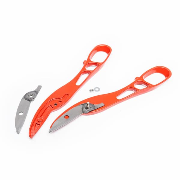 Wiss 9-1/4 in. Compound Action Straight, Left and Right Cut Bulldog  Aviation Snip M5R - The Home Depot