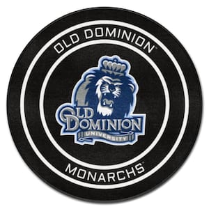 Old Dominion Black 2 ft. Round Hockey Puck Accent Rug
