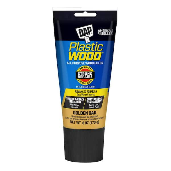 Plastic Wood 6 oz. Gold Oak Latex Wood Filler (6-Pack)