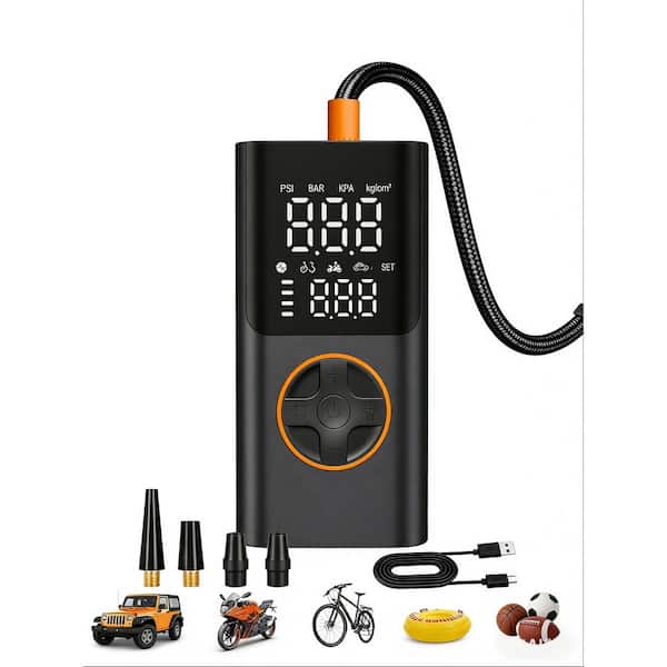 Car Tire Inflator 150 PSI Portable 12V Electric 3X Faster Air Compressor