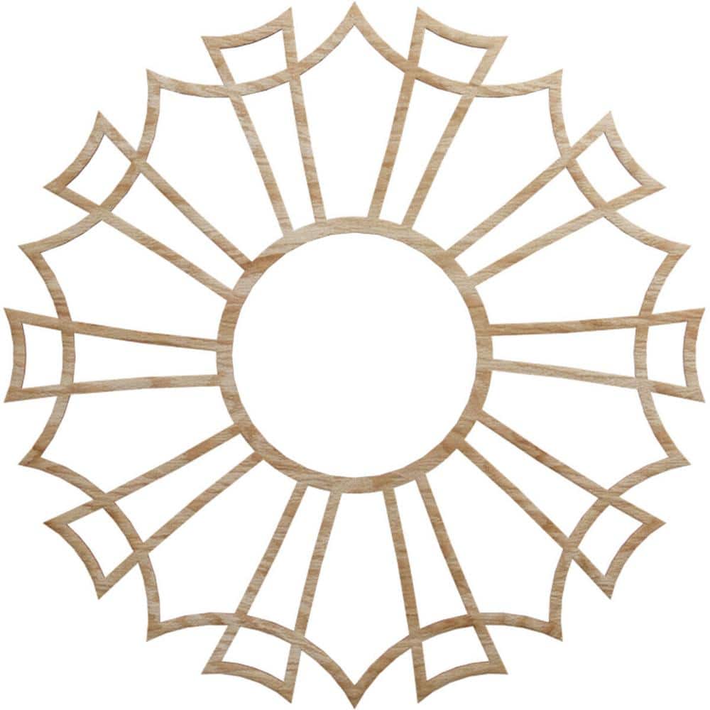 26 in. x 9.125 in. x 0.375 in. Wood Medallion Moulding price history on PriceWatchPro