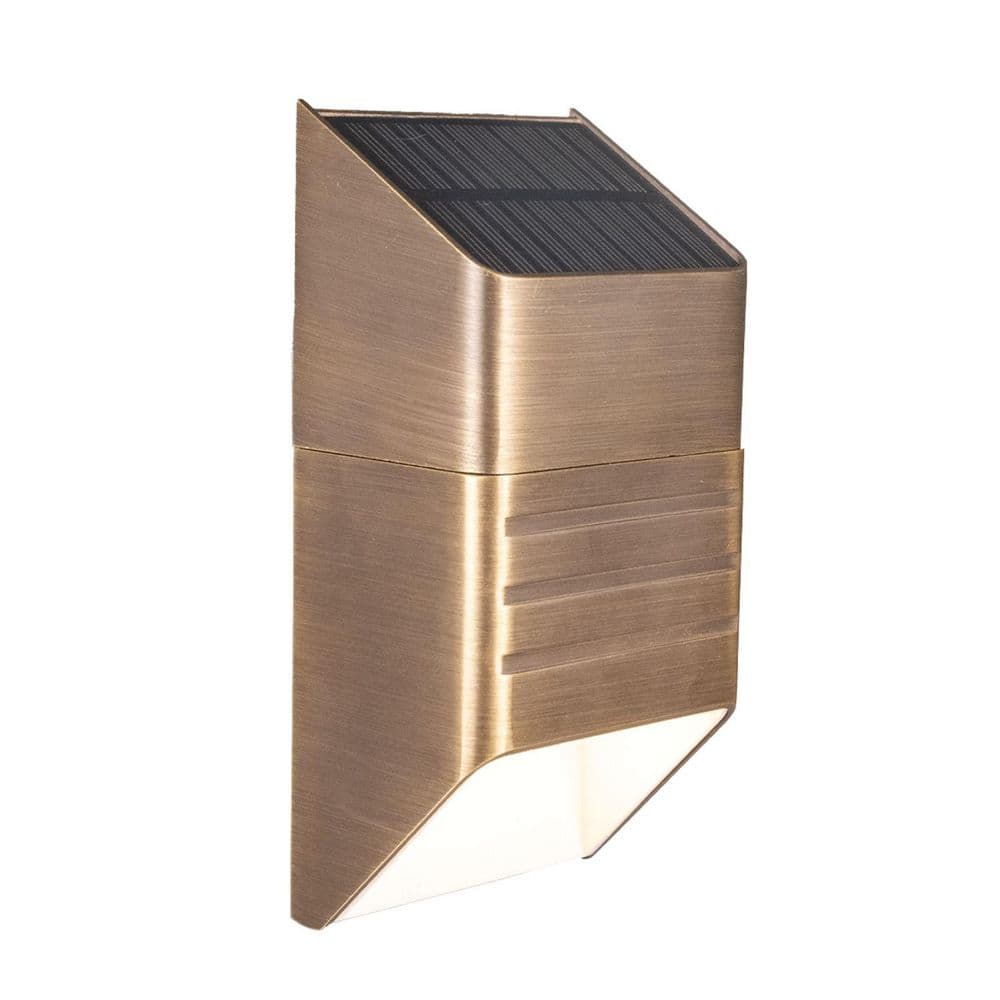 30 Lumen Brass Bronze Integrated LED Solar Deck Light price history on PriceWatchPro