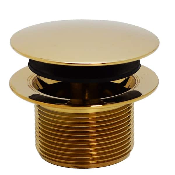 Westbrass 1.5 Inch Round Mushroom Cap Coarse Thread Tiptoe Bathtub