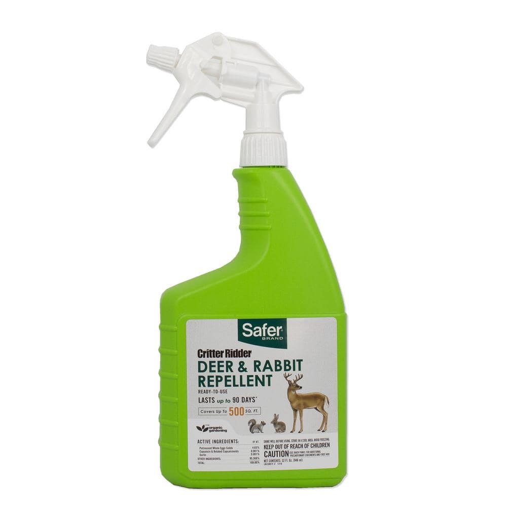 Safer Brand Critter Ridder 32 fl. oz. RTU Deer and Rabbit Repellent