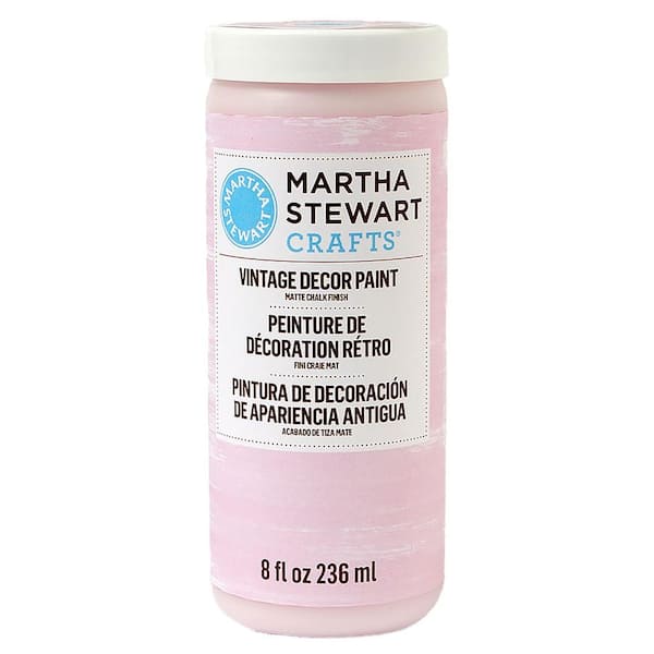 Martha Stewart Crafts Vintage Decor 8 oz. Seashell Matte Chalk Finish Paint