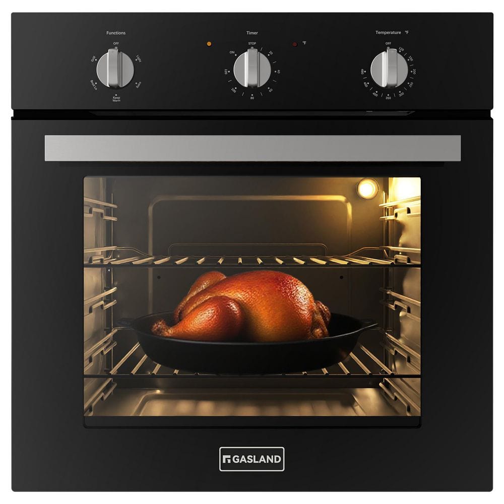 GASLAND 24 in. Built-In Single Electric Wall Oven in Black, CSA Certified  ES606MB-N1 - The Home Depot, image size:1000x1000