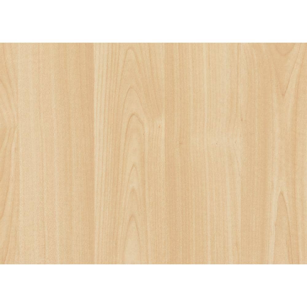 Light Brown Maple 17 in. x 78 in. Home Decor Self Adhesive Film (2-Pack)
