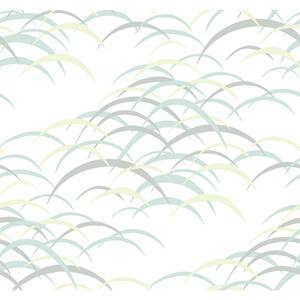 Kasia Sea Green Blue Abstract Matte Paper Non-Pasted Wallpaper
