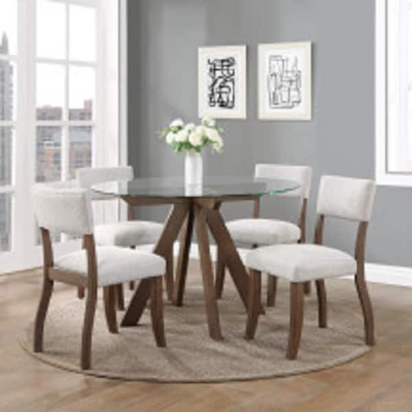 Home depot deals glass dining table