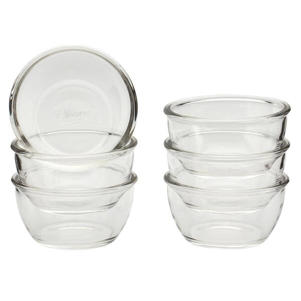 Unbranded 6 in. Glass Cereal Bowls- Set of 6