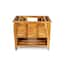 EcoDecors Tranquility 48 In. L Teak Vanity Cabinet Only In Natural Teak ...