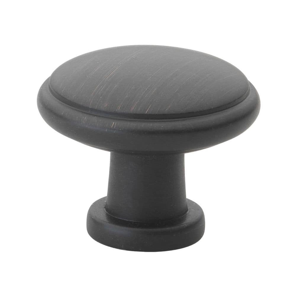 GlideRite 1-1/8 in. Dia Oil Rubbed Bronze Round Ring Cabinet Knob (10 ...