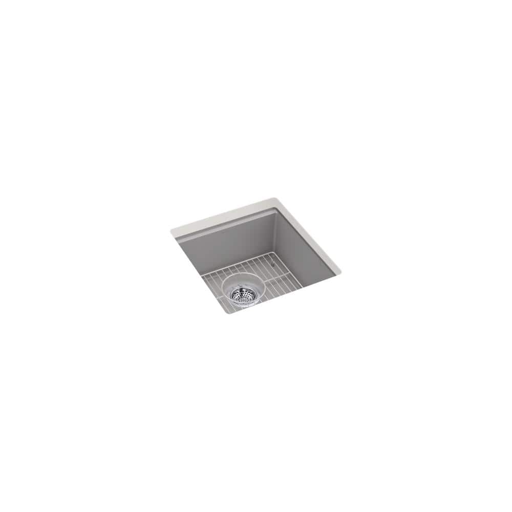 Billings 18" Matte Grey Composite Undermount Bar Sink