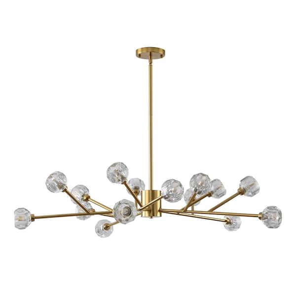 CIPACHO 15-Light Golden Branch Design Chandelier