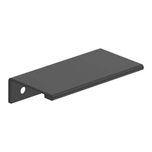 Streamline II 3 in. Center-to-Center (76mm) Modern Matte Black Cabinet Edge Pull